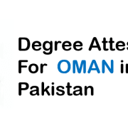 Degree certificate attestation for OMAN
