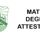 Matric Degree attestation