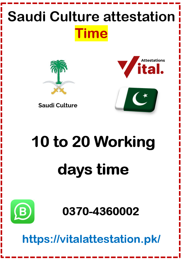 Saudi Culture attestation time