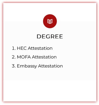 Steps after Higher Education commission degree attestation