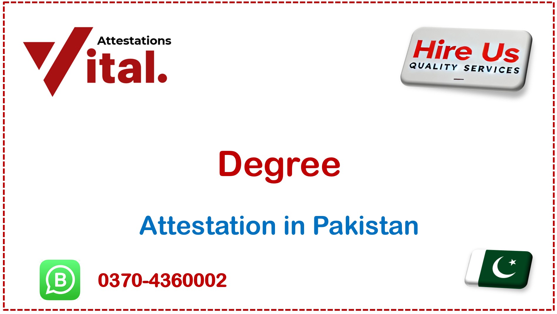 Degree attestation in Pakistan
