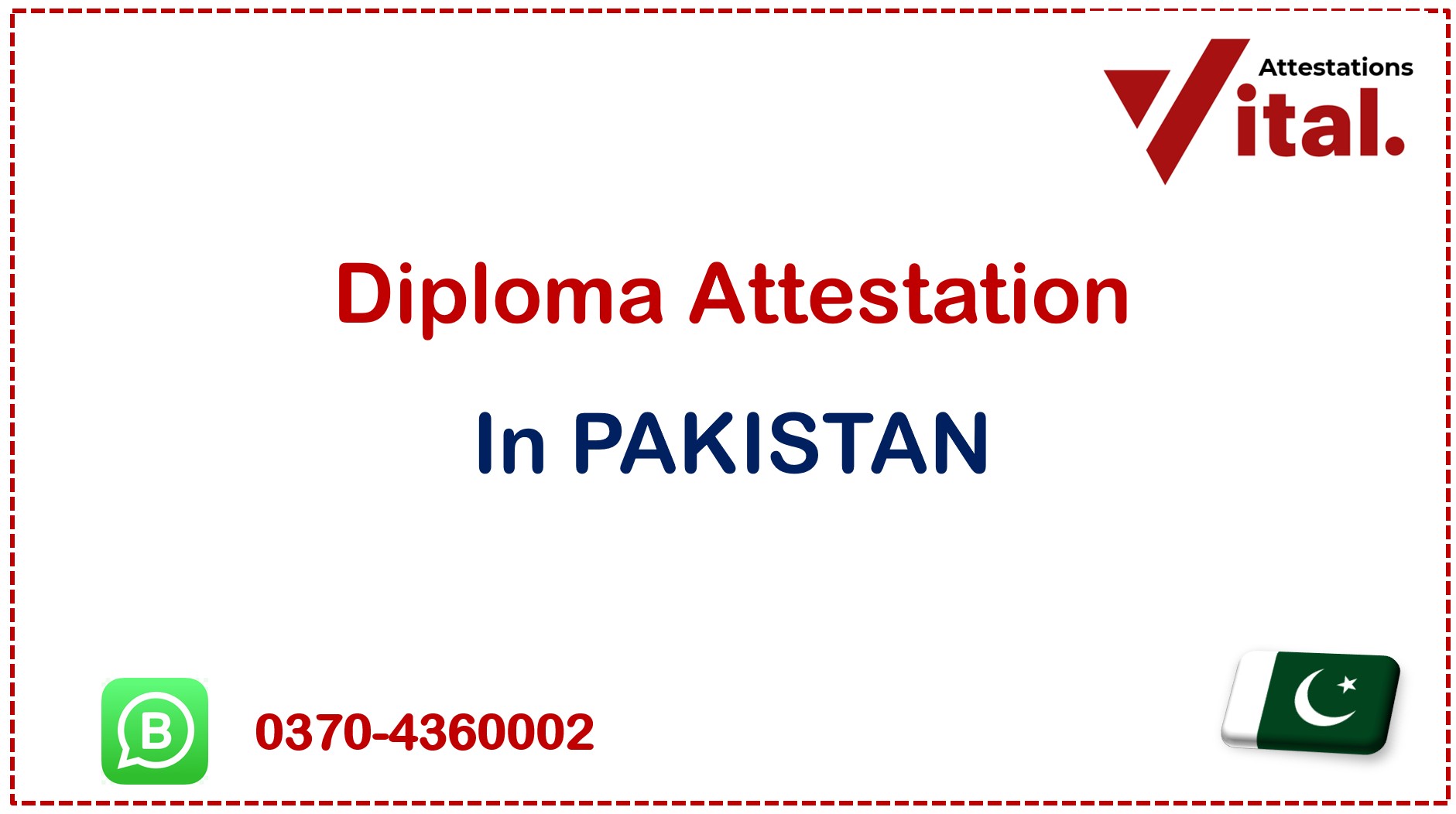 Diploma attestation in Pakistan 