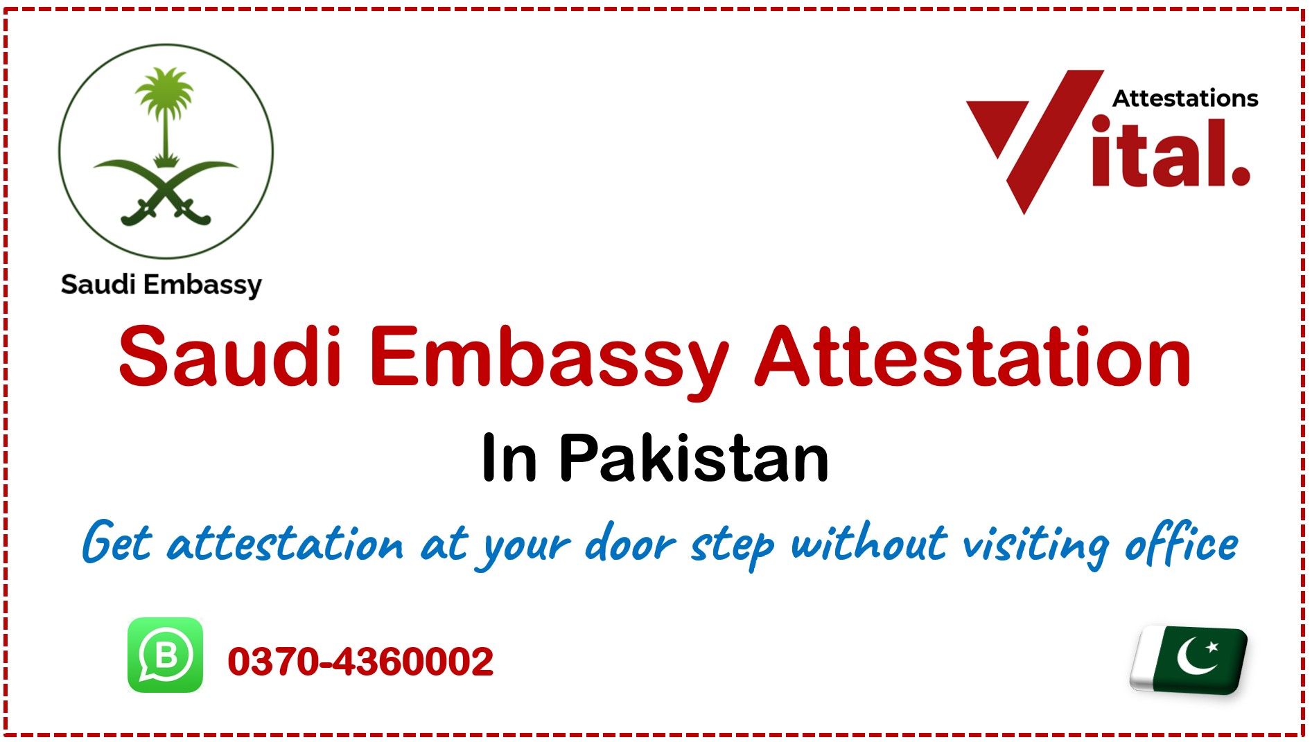Saudi Embassy Attestation in Pakistan 