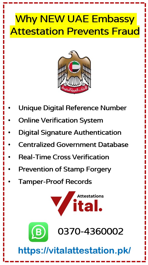 Why New UAE Embassy Attestation Prevents Fraud