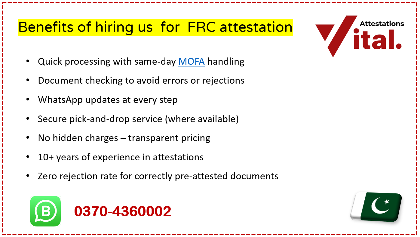 benefits of hiring third party for frc attestation